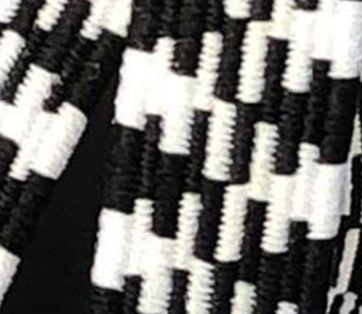Élastique tressé polyester, vue bandeau